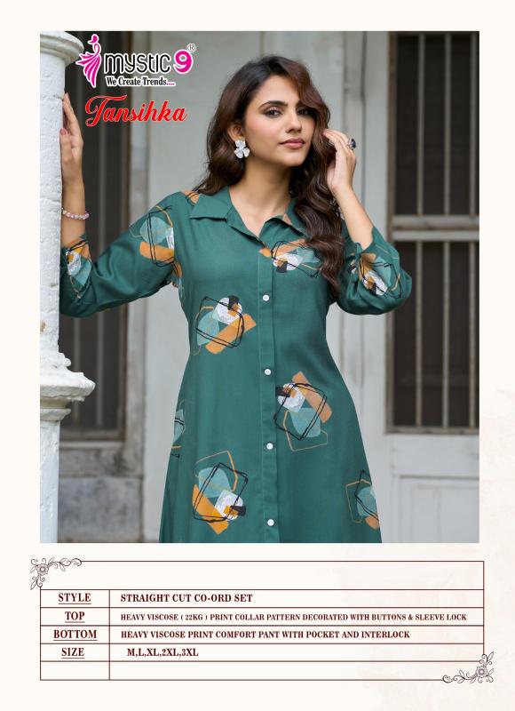 Mystic9 tanishka vol 1 coord set wholesale clothing stores online